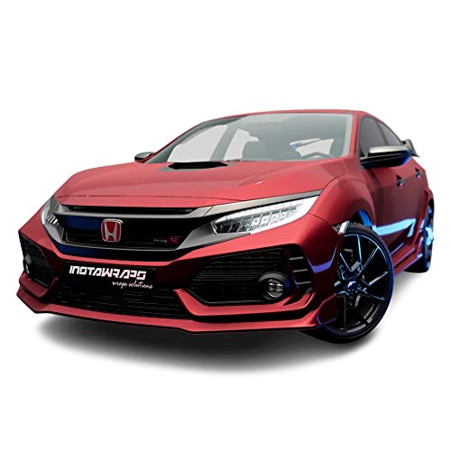 3M 1080 SP273 Satin Vampire RED 3in x 5in (Sample Size) Car Wrap Vinyl Film