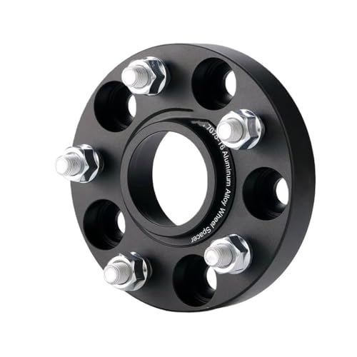 Cale de roue PCD 5x108 en finition noire anodisée pour Jaguar et Land Rover