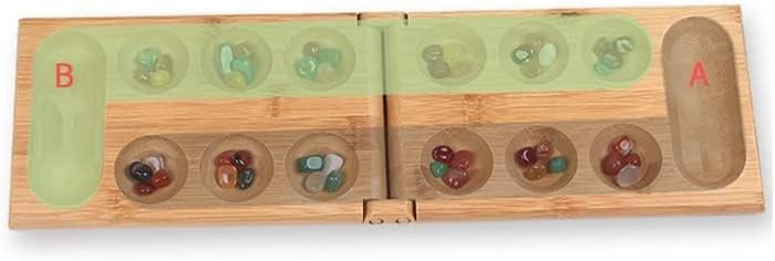 Amazon | マンカラ 石 カハラ マンカラゲーム まんから 折りたたみ式