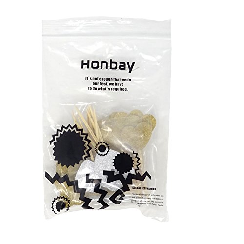 Honbay TOPPERS-HEART-40PCS Glitter Heart Cupcake Toppers Birthday Cake Decoration Food Picks Wedding Party Baby Shower Supplies thumb #6