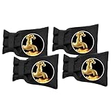 Hinapan 4 Stück Winter-Wasserhahnabdeckung, Outdoor Spigot Abdeckungen Für Den Winter, Verdickte Außen-Wasserhahnsocken Für Frostschutz, Wiederverwendbar Wasserdicht Isoliert, 20 X 14 Cm