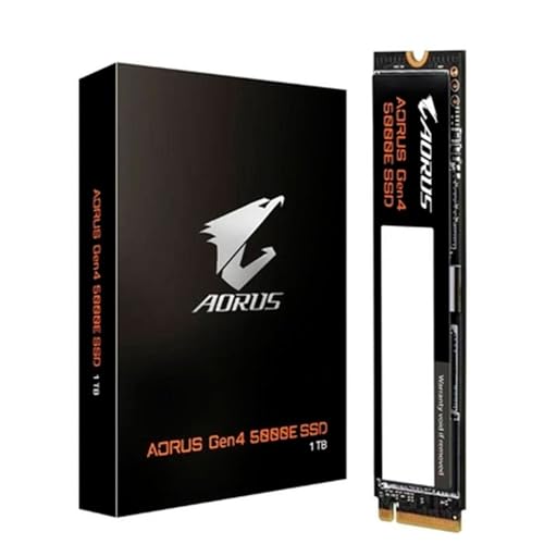 Gigabyte Aorus 1TB M.2 Solid State Drive Gen4 5000E (PCIe Gen 4.0 x4/NVMe 1.4)