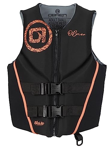 OBrien Womens Traditional Neoprene USCGA Life Jacket Coral Medium