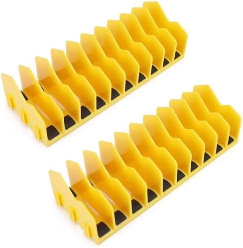 HURRICANE Pliers Organizer Rack, Pliers Cutters Organizer with Non-Slip Rubber Base, Keep Tools Organized in Drawers, 2 Pack, Extendable Design, Fit 3'H Drawers and More