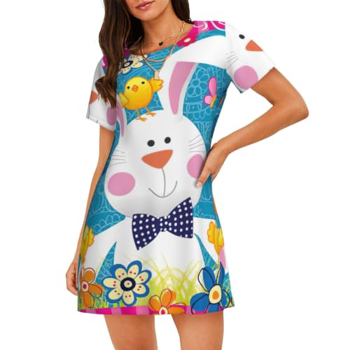 Chemise de nuit imprimée pour vos vacances de Pâques