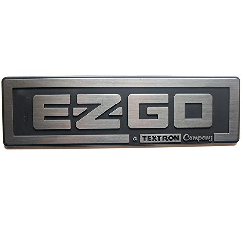 3G Silver/Black Name Plate Emblem for EZGO Golf Carts 1988-2013