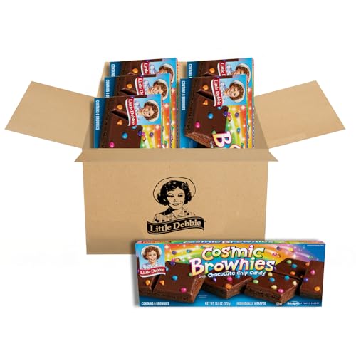 Little Debbie Cosmic Brownie, 36 Individually Wrapped Brownies (6 Boxes)