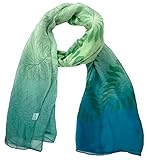Xyueanlo Scarfs for Women Lightweight Scarves Fashion Print Floral Pattern Scarf Shawls (R-Green)