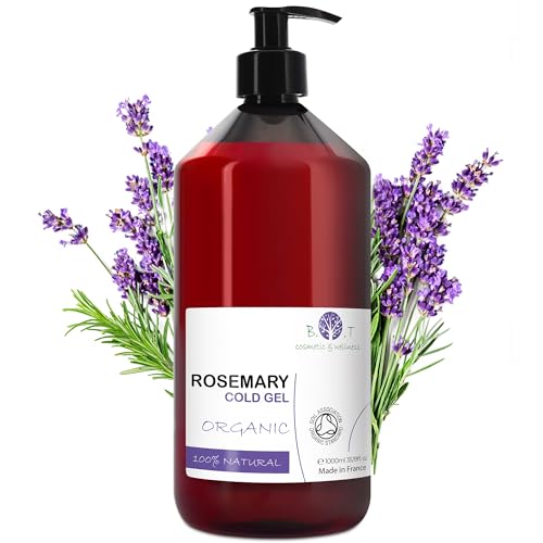 B.O.T cosmetic & wellness Gel De Romero 3en1 Efecto Frío, Circulación & Anti Dolor, Claro, 1000 Mililitro