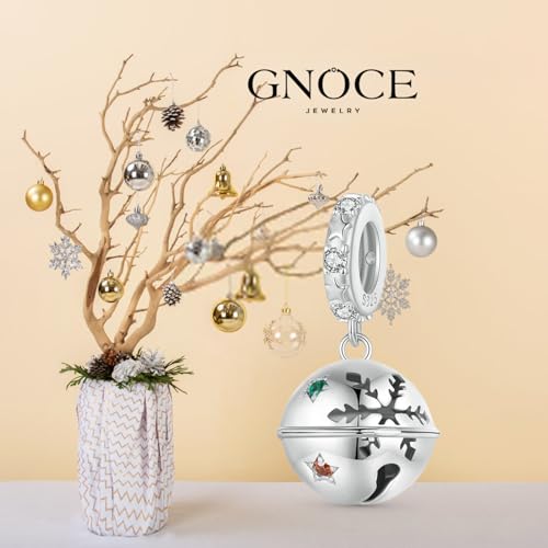 Image of GNOCE Christmas Charm Sterling Silver Pendant Bead