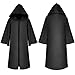 Traje de Halloween Cosplay Star Wars Jedi Guerrero Capa Adulto Niño Capa...