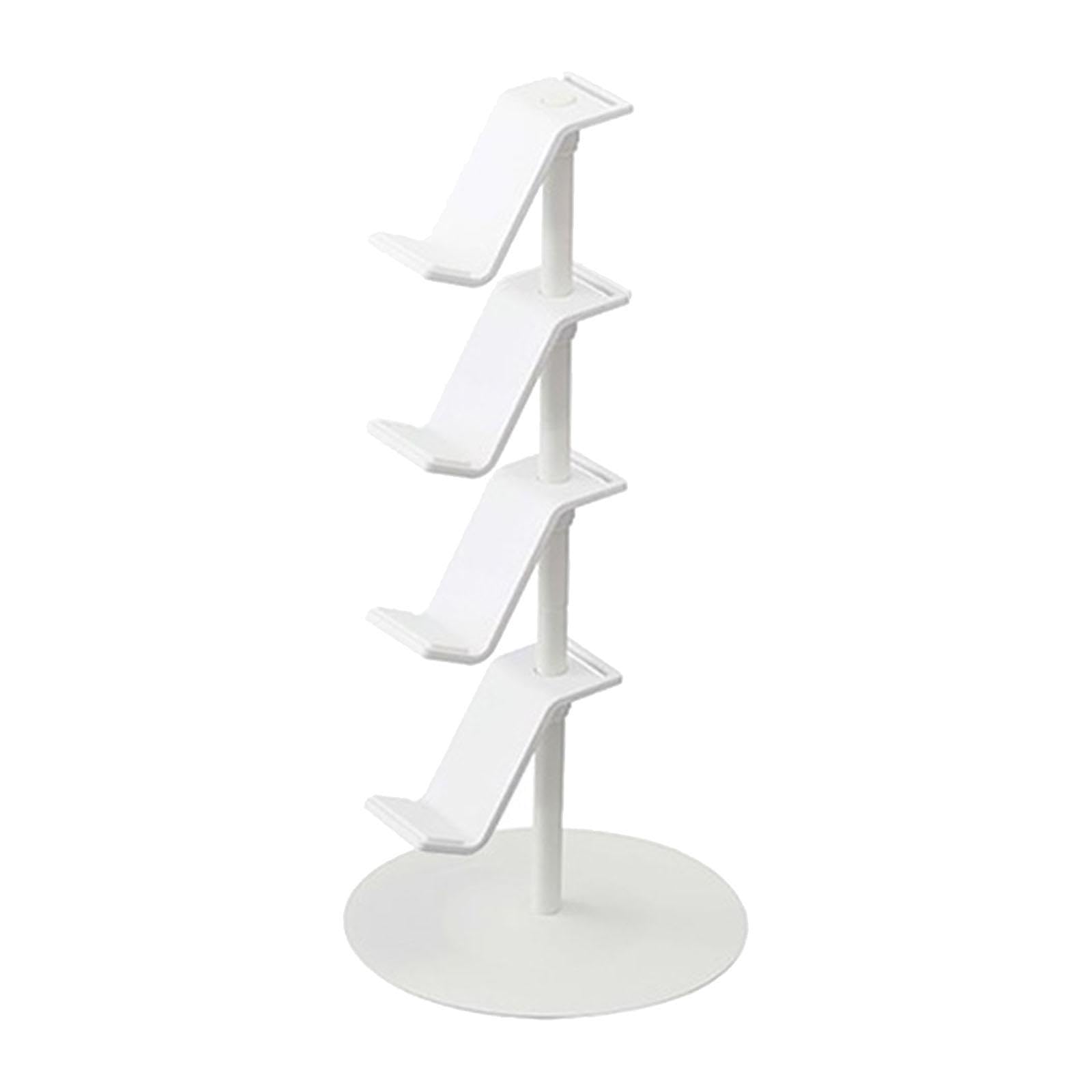 4 Tier Game Controller Stand Pc Accessories Universal Organizer Rack Desktop White Video Games & Consoles|Video Game Accessories|Mounts & Stands-image-45