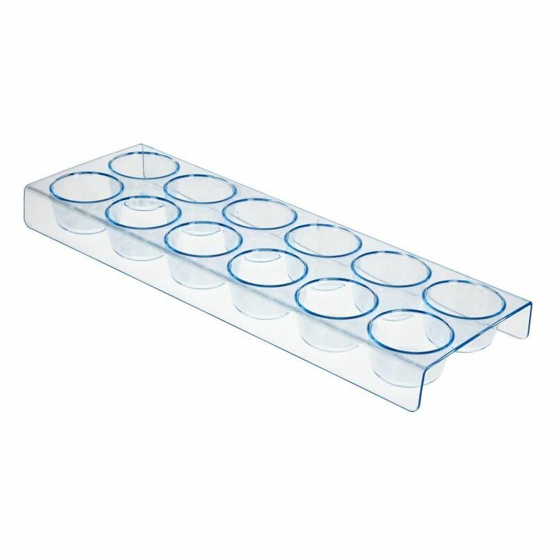 LUTH Premium Profi Parts Bandeja para huevos para compartimento de puerta compatible con Bosch 00654282 281 x 98 mm en nevera y congelador