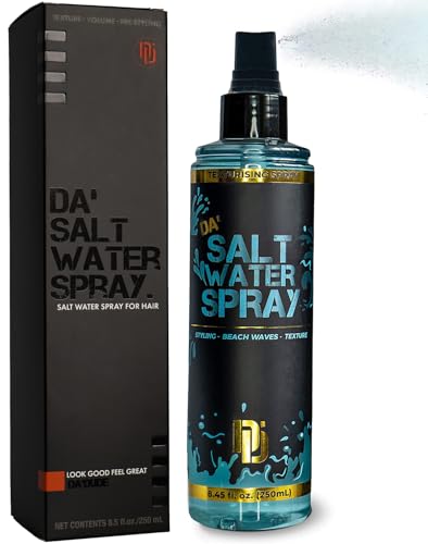 Da Dude Salt Water Spray for Hair - Spray Sale Marino per Capelli - Volume e Texture - Sea Salt Spray per Capelli Uomo & Donna - 250ml