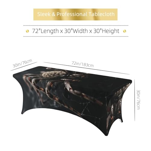 Nappe araignée élastique 1.8m nappe élasthanne infroissable buffet - 7