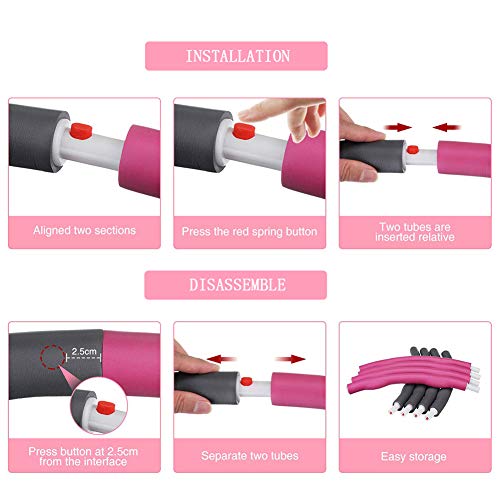 CHANGXI Hula Hoop Adulti Fitness per Design