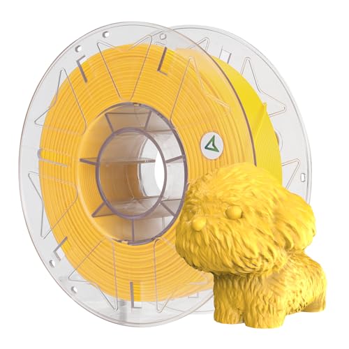 Image of Creality Hyper PLA Filament 1.75mm, RFID 3D Printer Filament for High-Speed Printing up to 600mm /s, ±0.03mm Accuracy, 1KG /Spool (2.2lbs), 3D Printing Filament for Most 3D Printers (Yellow)