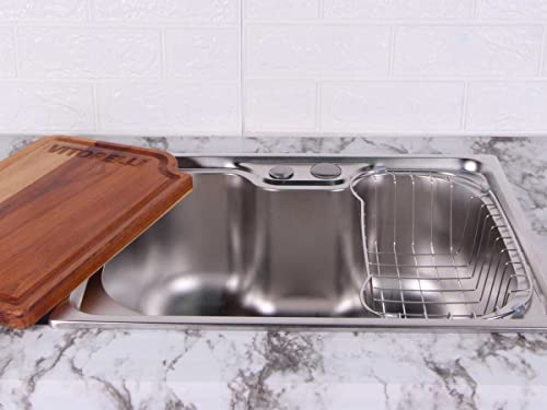 Cuba Gourmet Cozinha Aço Inox 201-50x40cm Com Acessórios