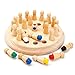 Produktbild EXTSUD Memory Match Stick Schach, Memory Schach Holz Gedächtnis Schach Gedächtnisschach Schachspiel Lernspielzeug Prädagogische Spielzeug für Kinder Intellektuelle Entwicklung Vorschulbildung