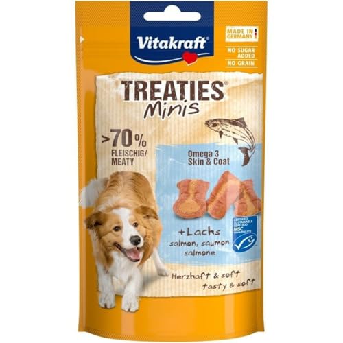 Produktbild von Vitakraft Treaties Minis Lachs & Omega 3 - 48 g