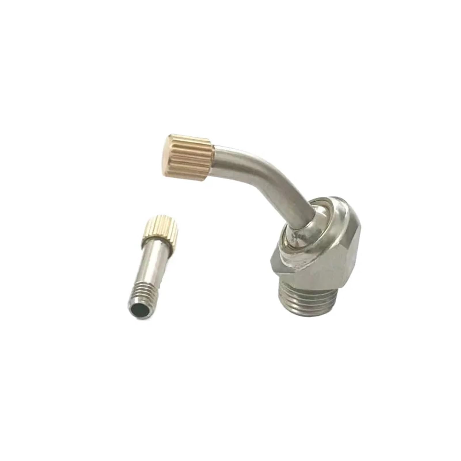 Boquilla de refrigerante de alta presión ajustable for torre de herramientas de torno CNC, de acero inoxidable SS304, M8, M10, 1/8", 1/4", 3/8" y refrigeración por agua.(L30mm,OD 5MM ID 3MM_M10X1.0)