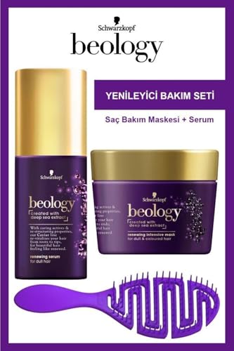 Yenileyici Saç Bakım Seti, Saç Bakım Maskesi ve Serum, Unisex