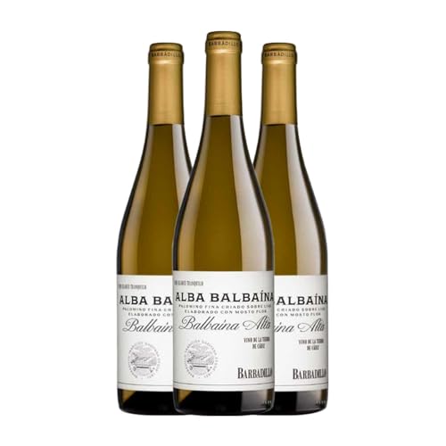 Barbadillo Alba Balbaína Palomino Fino Vino de la Tierra de Cádiz 75 cl Vino blanco (Caja de 3 Botellas de 75 cl)