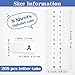 A-Z Sticky Alphabet Tabs Self-Adhesive Letter Index Tabs for Notebook, Textbook, Dictionary, and Filing (208 Pcs)
