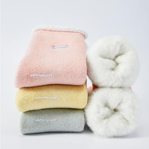 Image of J-BOX Pilates Socks for Women - Non Slip Grip Socks for Yoga, Barre, Hospital, Barefoot 4 /6 Pairs