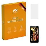 atFoliX Bildschirmfolie kompatibel mit Nokia Lumia 630 Schutzfolie, entspiegelnde & stoßdämpfende FX Folie (3X)