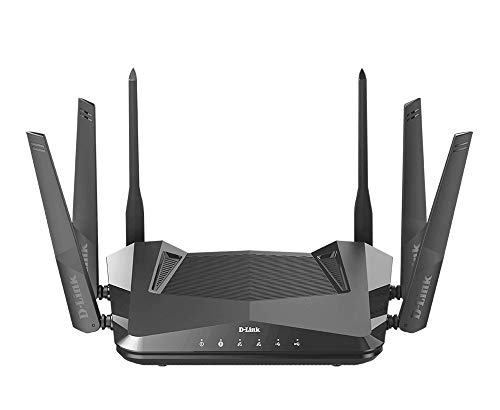 D-Link WiFi 6 Router AX4800 MU-MIMO Voice Control Works with Alexa & Google Assistant, Dual Band Gigabit Gaming Internet Network (DIR-X4860-US)