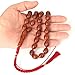 Amber Tasbih 33 Beads – Islamic Prayer Rosary, Handmade Vintage Tesbih, Muslim Gift for Dhikr or Eid