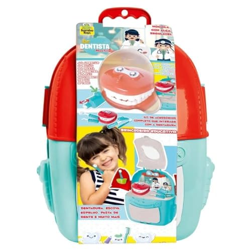 Mochila de Atividades Inf. Didático - Dr Dentista Samba Toys