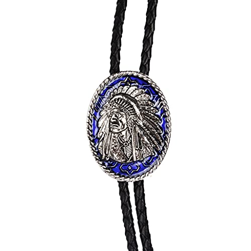 oshhni Colar Masculino Impresso American Cowboy Head Estilo Vintage