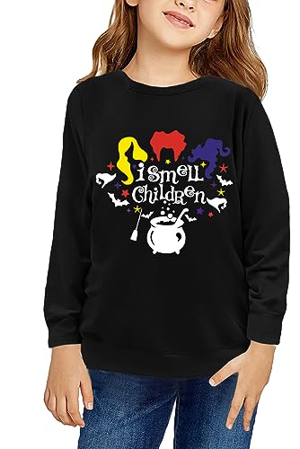 Image of Remimi Kids Halloween Sweatshirt Long Sleeve Thanksgiving Tops 3-14 Years