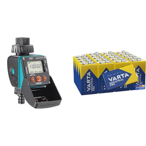 Programmateur arrosage Aquauno Video-2 Claber et piles 9V VARTA