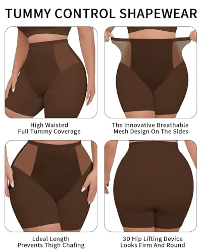 Image of Shapewear Shorts for Women Tummy Control High-Waisted Seamless Underwear Breathable Shaping Shorts
