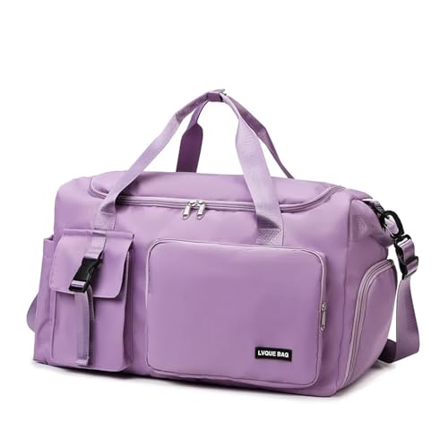 Sac de sport pour femme violet idéal pour la natation et le fitness en plein air