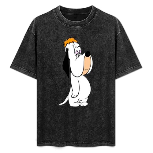 Photo de Droopy Dog Face Unisex T-Shirt Printed Tee Graphic Top Men Black Shirt XXL