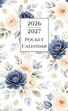 20262027 Pocket Planner: Two-Year Monthly Calendar with Notes, Contacts, Birthdays & Goals