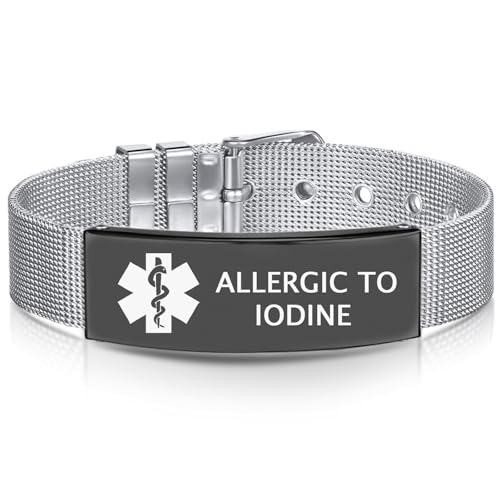 KAIMINGXUAN �X�e�����X�X�`�[�� ���f�B�J���A���[�g�u���X���b�g ���f�B�[�X �����Y SOS �ً} ���N ���� �A���[�g ���� ���ID�W���G���[, One Size, �X�e�����X�|, �W�F���X�g�[���Ȃ�