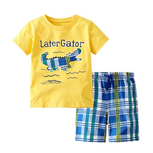 Image of LMYOVE Casual round-neck short-sleeved T-shirt and short suit summer beachwear