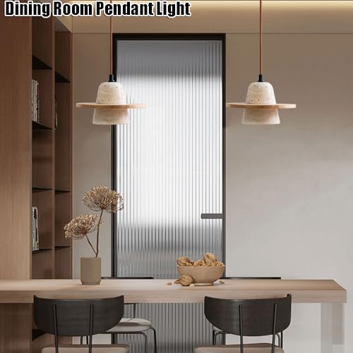 Lampe suspendue à tête unique en marbre pour illuminer vos repas - 5