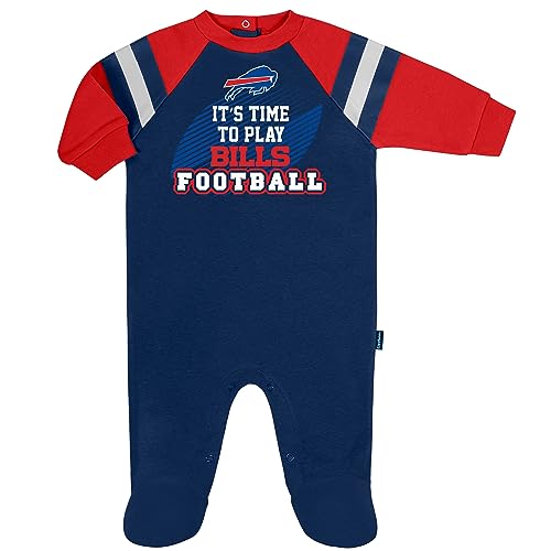 Image of Gerber NFL Unisex Baby Nfl Team Footed Sleep and Play