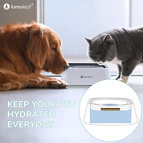 LumoLeaf Replacement Filters for 70oz/2L & 135oz/4L No Spill Dog Water Bowl, Coconut Activated Charcoal Filters for Dog Water Dispenser, Pack of 4