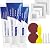 SEISSO Drywall Repair Kit, Spackle Wall Caulk Fillers, 3 Pcs Wall Mending Agent and 4 Pcs Wall Patch, Wall Repair Paste Plaster for Wall Cracks, Graffiti, Whitewall Hole Filler with Scraper, Sandpaper