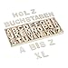 Relaxdays Holzbuchstaben Set, 208-tlg, Großbuchstaben A-Z, Deko-Buchstaben zum Basteln & Bemalen, mit Box, Natur Buch mit günstig Kaufen-Relaxdays Holzbuchstaben Set, 208-tlg, Großbuchstaben A-Z, Deko-Buchstaben zum Basteln & Bemalen, mit Box, Natur