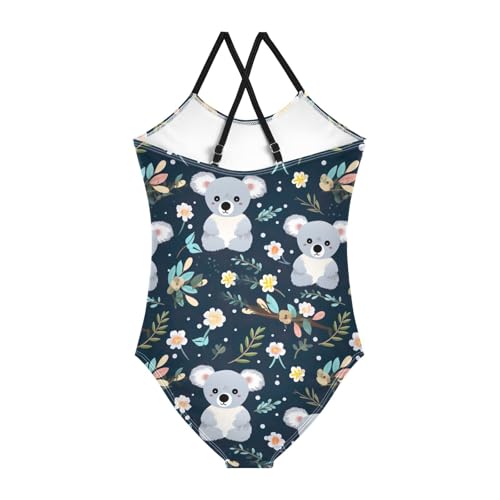 Cute Koala Girls One Piece Swimsuit Beach Swimwear 208527222