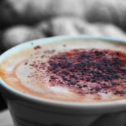 DREHMAHL© Aromazucker Schokolade in der Mühle (75g) | für Kaffee und Süßspeisen | Feinkost mit Schoko-Aroma | Drehmühle mit Hagelzucker & Kakao-Schokoflocken