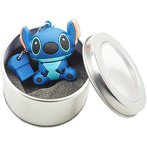USB Flash Drives 32GB Memory Stick USB 3.0, Marceloant Cute Cartoon Shape Flash Drive External Storage Flash Memory Pen Drive (Stitch-32G) Cover
